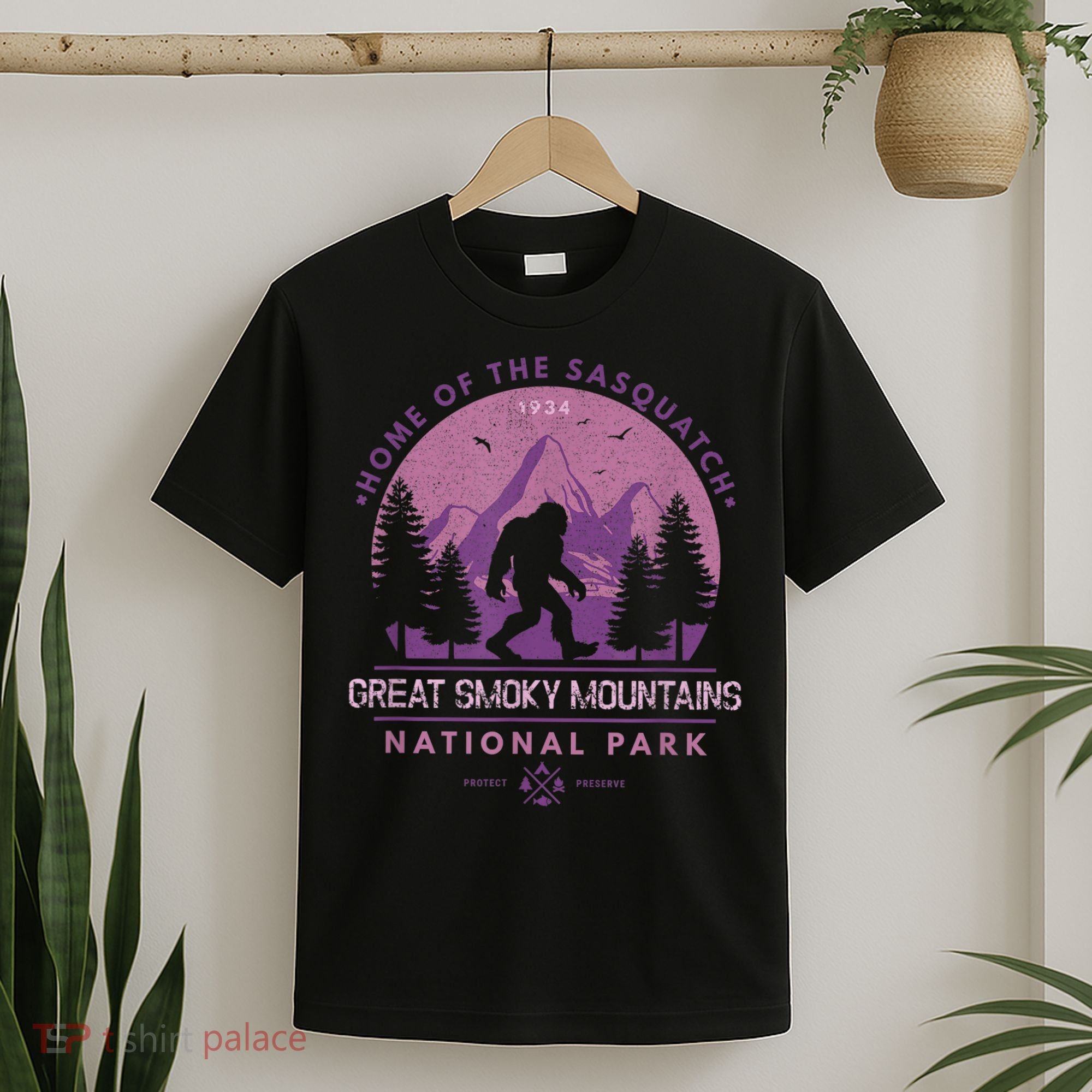 Bigfoot Sasquatch Great Smoky Mountains National Park T-Shirt