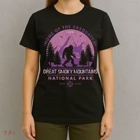 Bigfoot Sasquatch Great Smoky Mountains National Park T-Shirt thumb 4