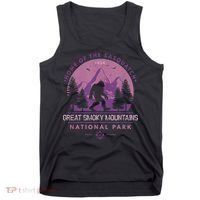 Bigfoot Sasquatch Great Smoky Mountains National Park Tank Top thumb 0