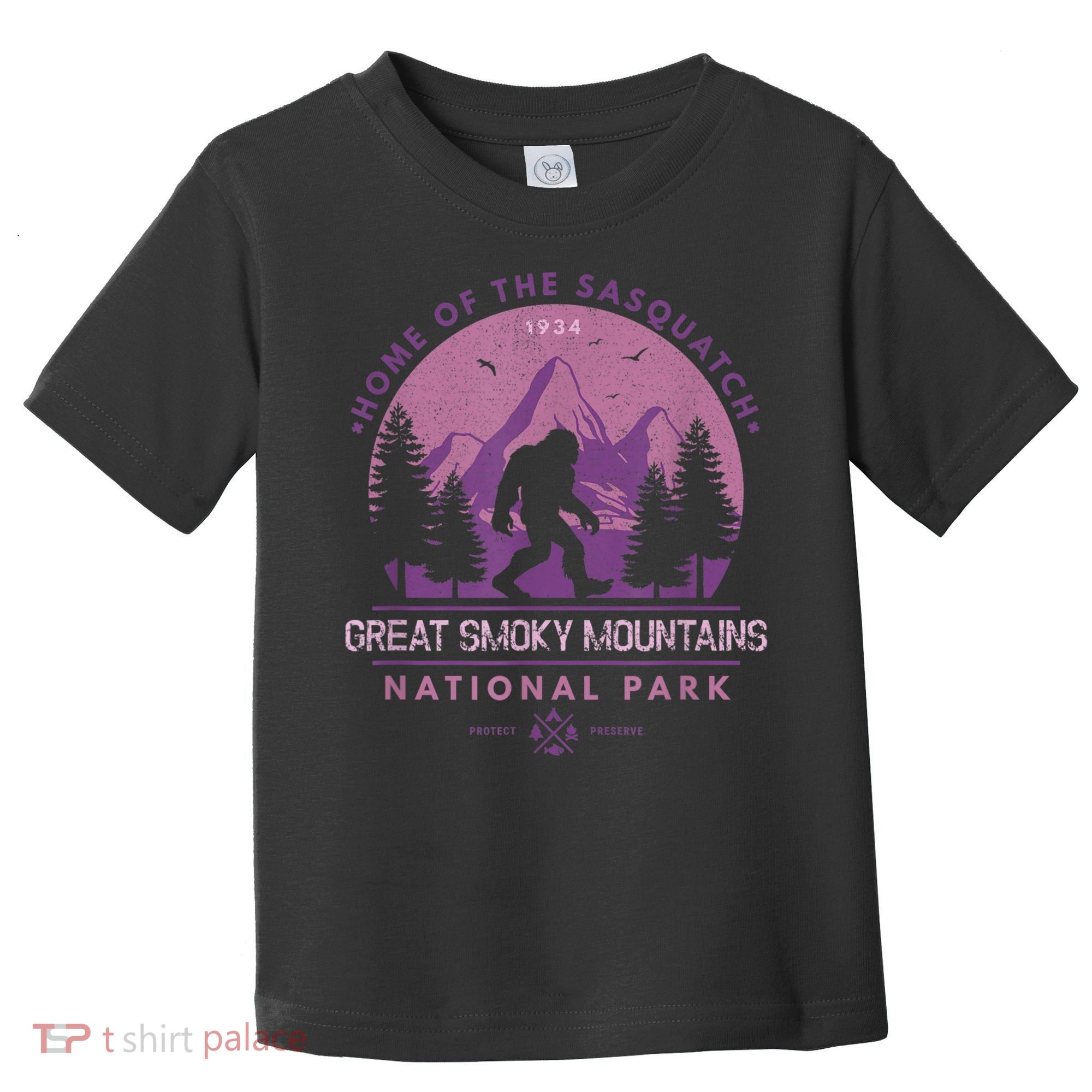 Bigfoot Sasquatch Great Smoky Mountains National Park Toddler T-Shirt