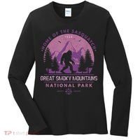 Bigfoot Sasquatch Great Smoky Mountains National Park Women's Long Sleeve Shirt thumb 0