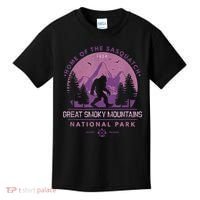 Bigfoot Sasquatch Great Smoky Mountains National Park Kids T-Shirt thumb 0