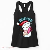 Bougie Snowman Holding A Tumbler Women's Tank Top thumb 0