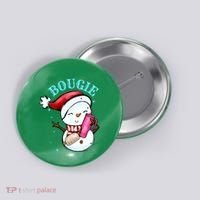Bougie Snowman Holding A Tumbler Button thumb 0