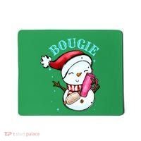 Bougie Snowman Holding A Tumbler Mousepad thumb 0