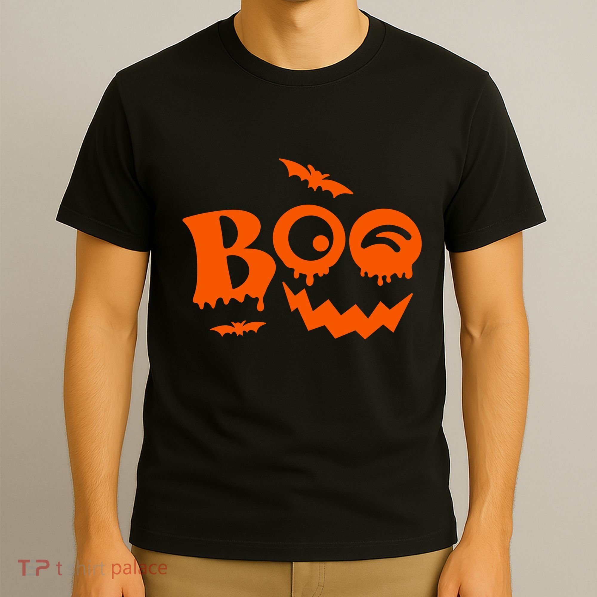 Boo Spooky Halloween Festive T-Shirt