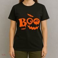 Boo Spooky Halloween Festive T-Shirt thumb 4