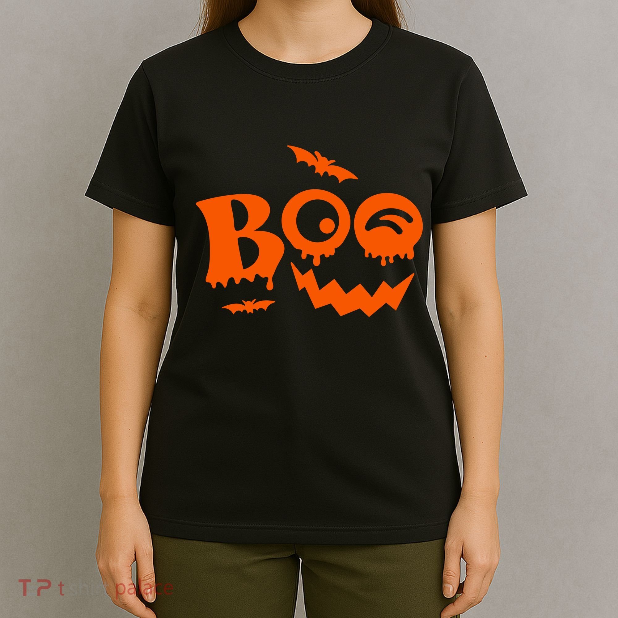 Boo Spooky Halloween Festive T-Shirt