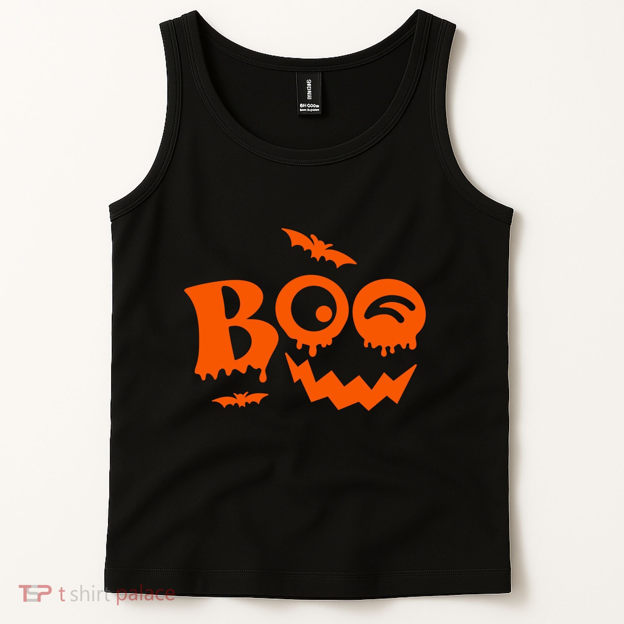 Boo Spooky Halloween Festive Tank Top