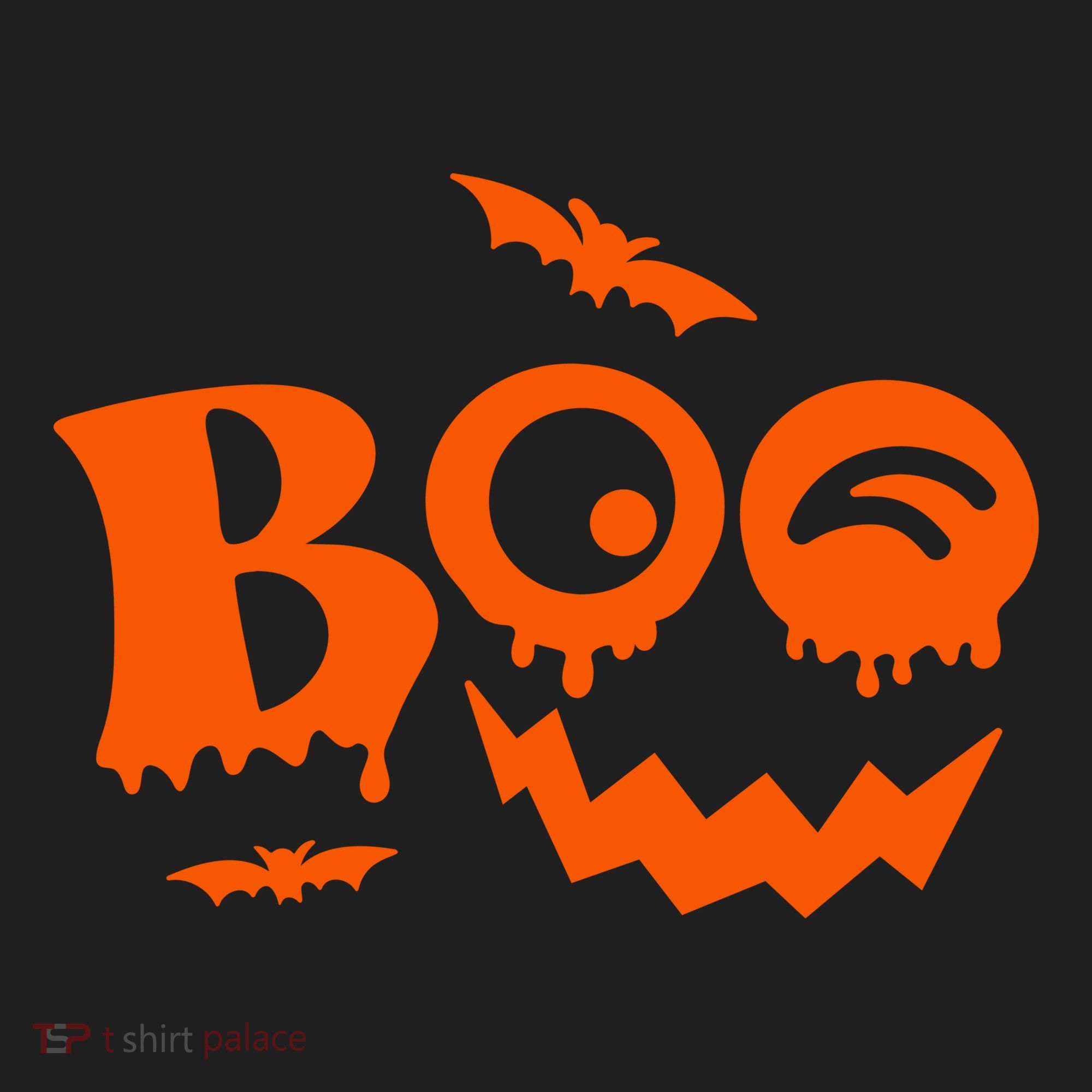 Boo Spooky Halloween Festive Golf Towel