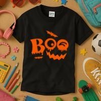 Boo Spooky Halloween Festive Kids T-Shirt thumb 3