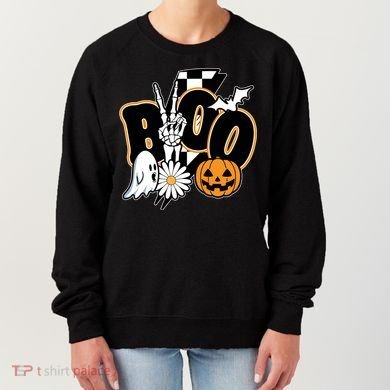 Boo Spooky Halloween Cute Women's Sweatshirt