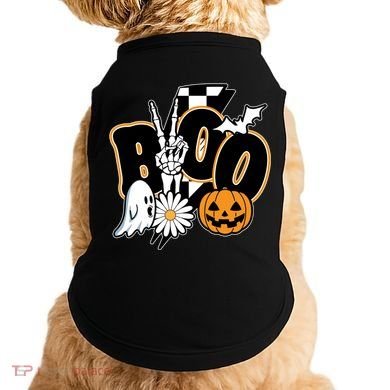 Boo Spooky Halloween Cute Doggie Tank