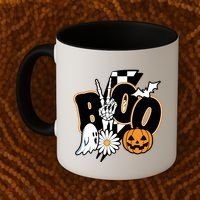 Boo Spooky Halloween Cute Coffee Mug thumb 2