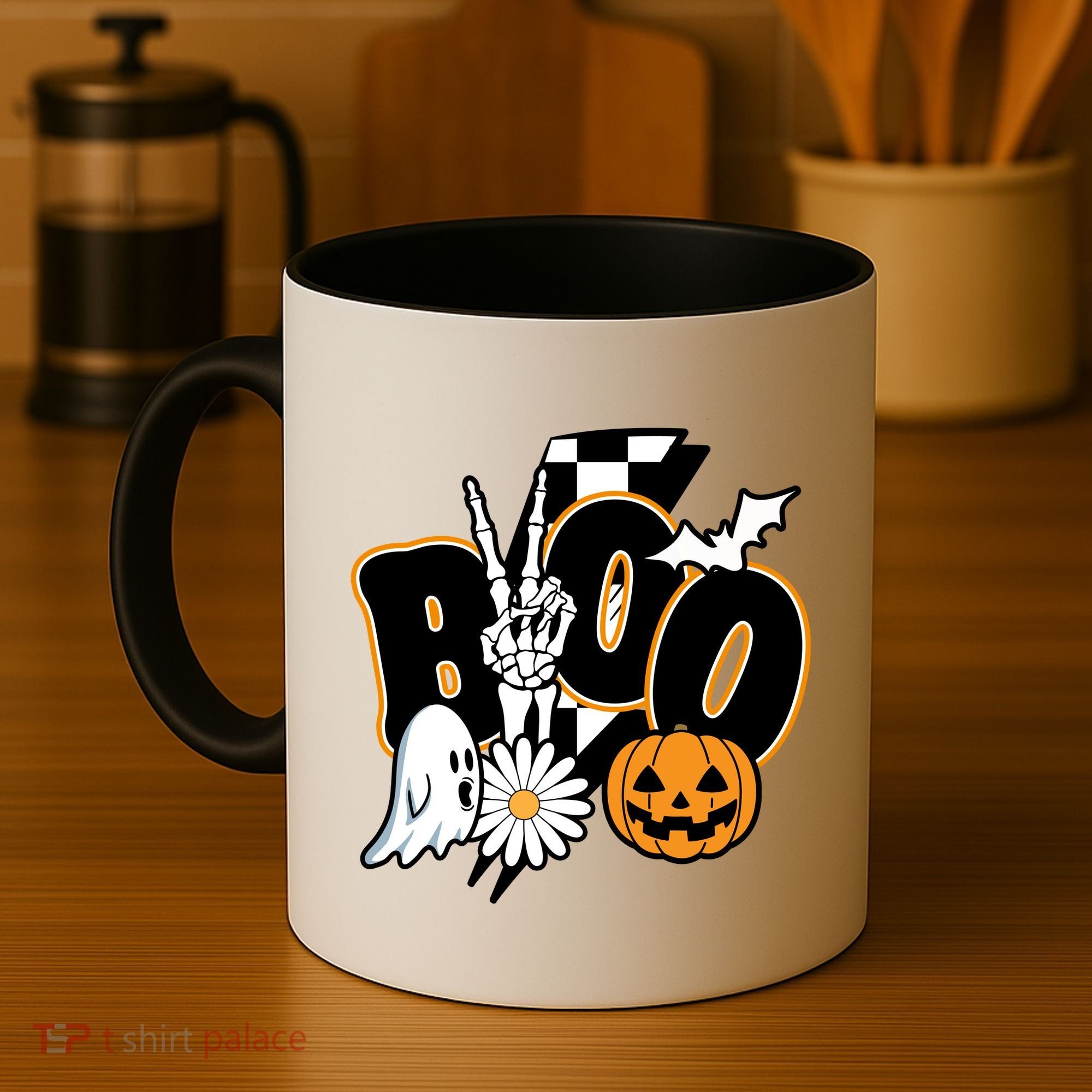 Boo Spooky Halloween Cute Coffee Mug