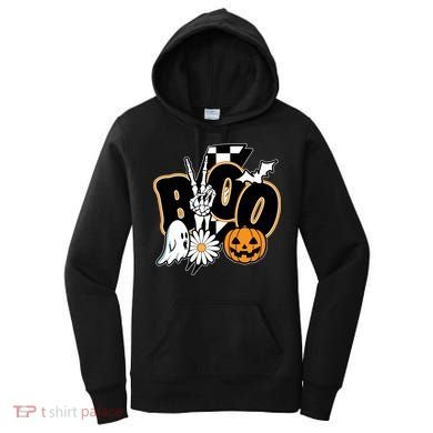 Boo Spooky Halloween Cute Women's Hoodie