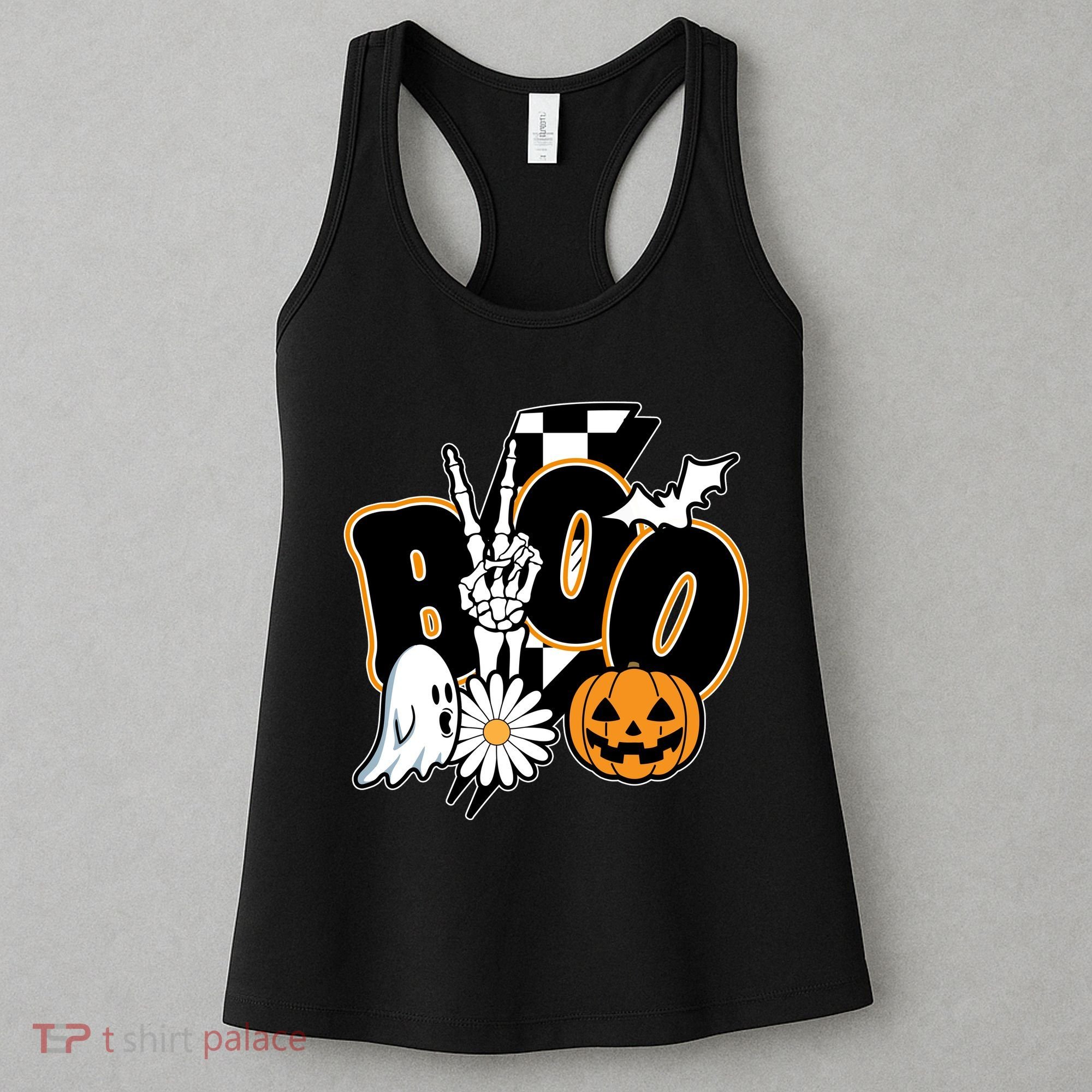 Boo Spooky Halloween Cute Women's Tank Top