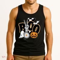 Boo Spooky Halloween Cute Tank Top thumb 3