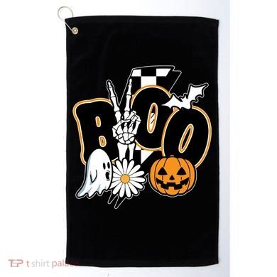 Boo Spooky Halloween Cute Golf Towel