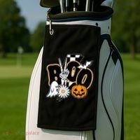 Boo Spooky Halloween Cute Golf Towel thumb 2