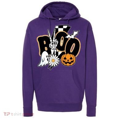 Boo Spooky Halloween Cute Hoodie