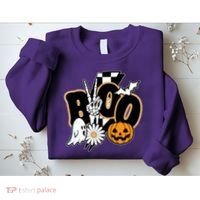 Boo Spooky Halloween Cute Sweatshirt thumb 2