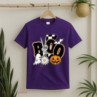 Boo Spooky Halloween Cute T-Shirt thumb 2