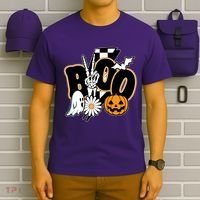 Boo Spooky Halloween Cute T-Shirt thumb 6