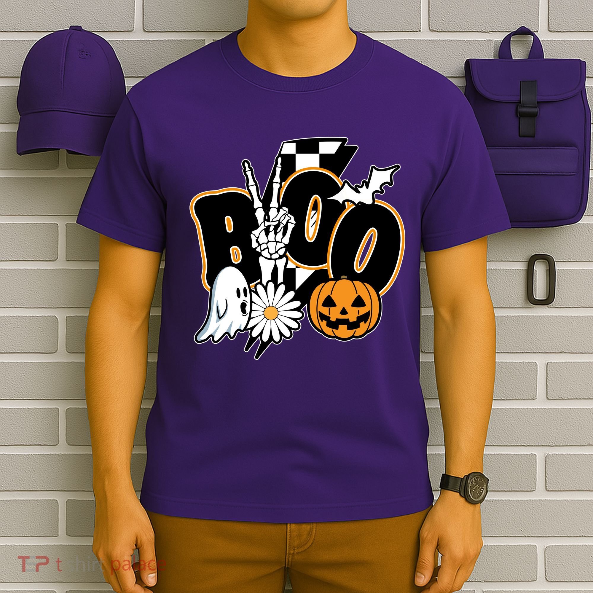 Boo Spooky Halloween Cute T-Shirt