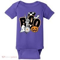 Boo Spooky Halloween Cute Baby Bodysuit thumb 0