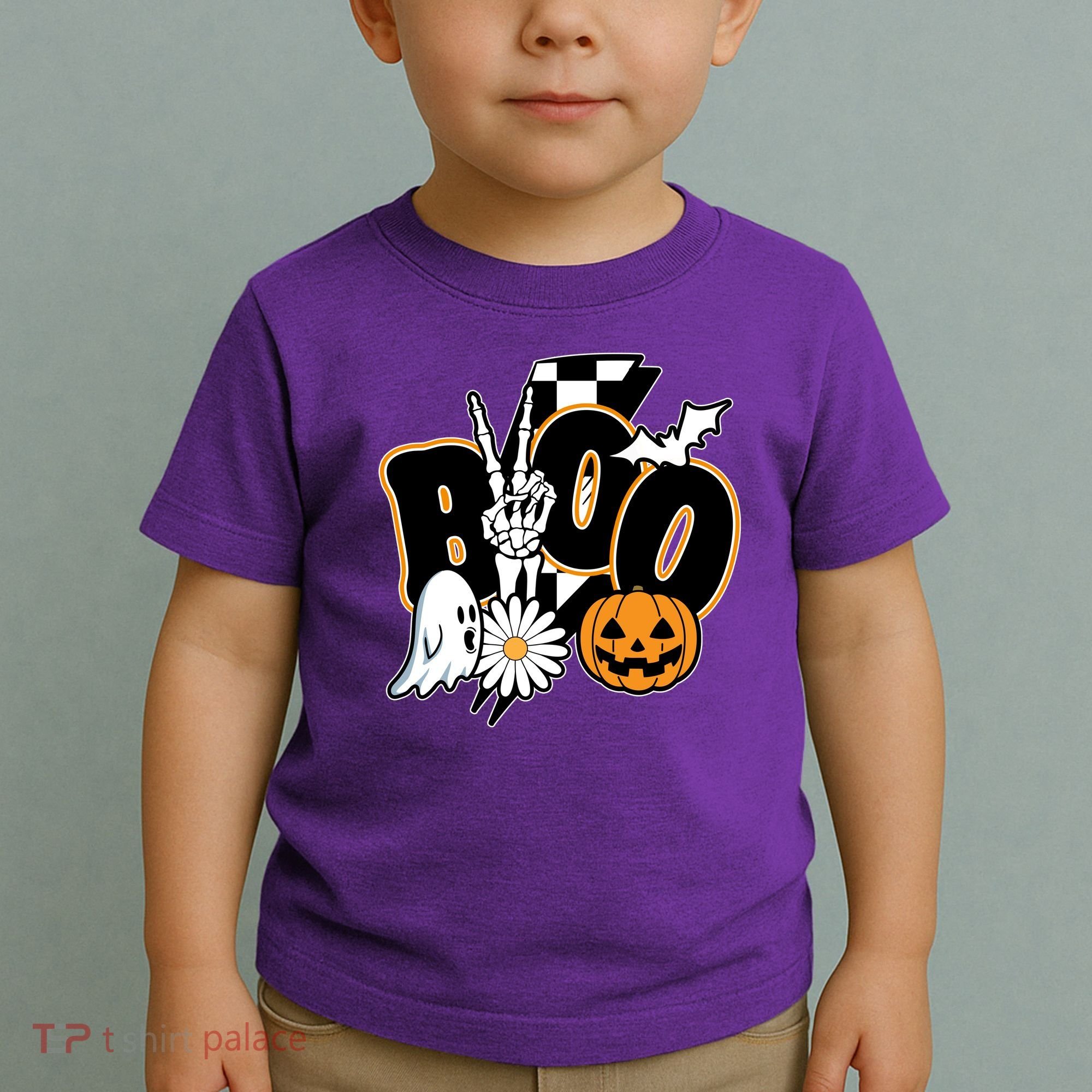 Boo Spooky Halloween Cute Toddler T-Shirt