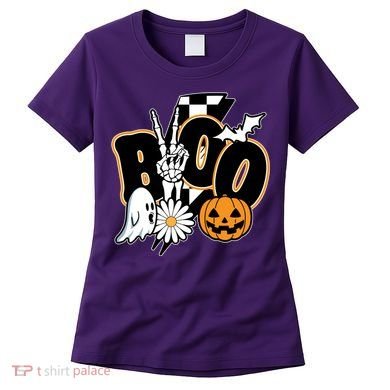 Boo Spooky Halloween Cute Women's T-Shirt