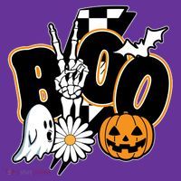 Boo Spooky Halloween Cute Women's T-Shirt thumb 6