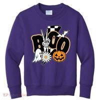 Boo Spooky Halloween Cute Kids Sweatshirt thumb 0
