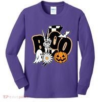 Boo Spooky Halloween Cute Kids Long Sleeve Shirt thumb 0