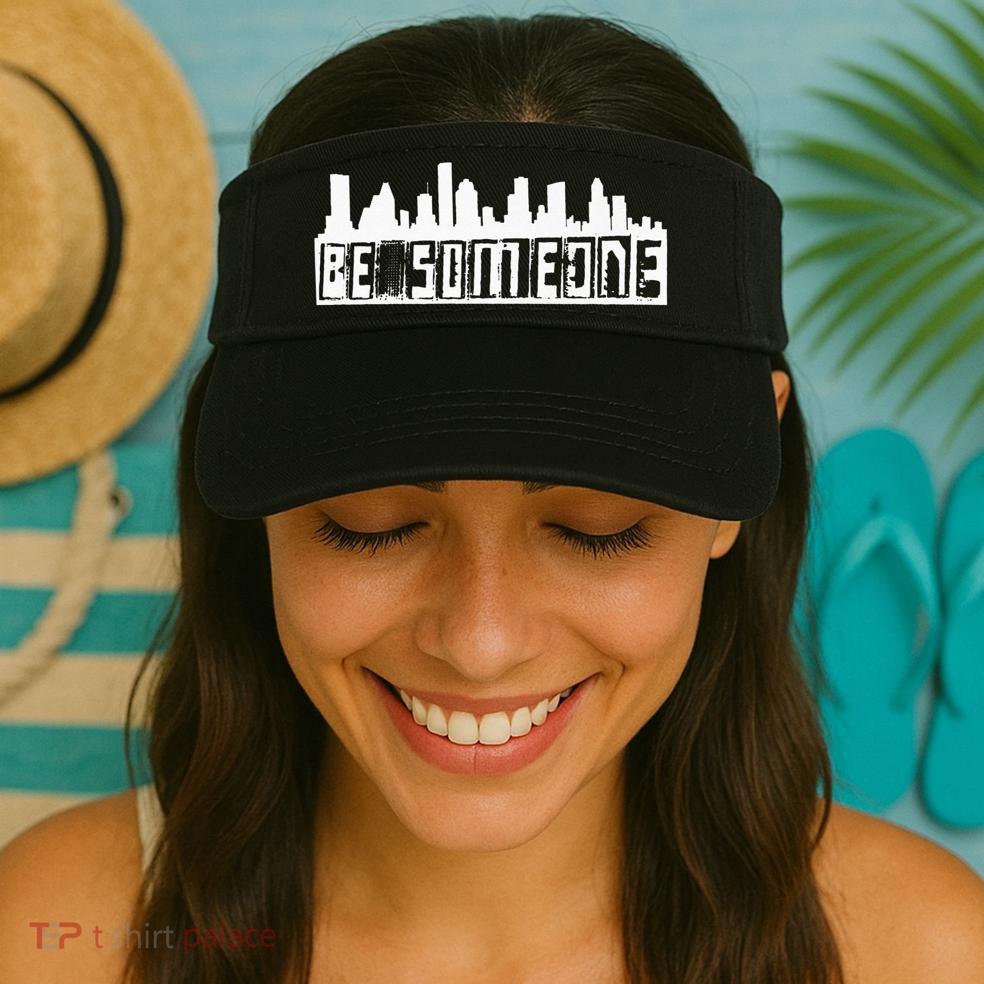 Be Someone H Town Houston Texas Skyline Visor