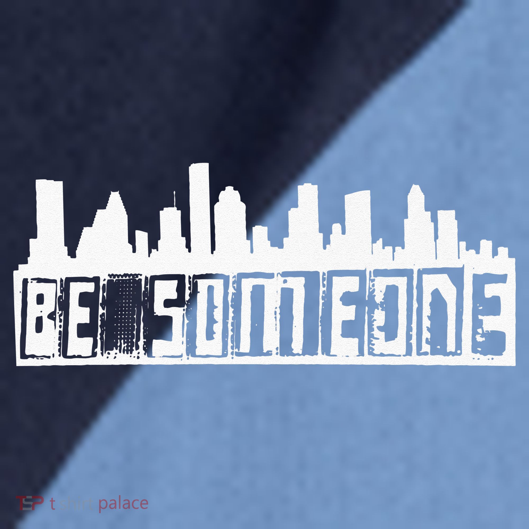 Be Someone H Town Houston Texas Skyline Raglan Baseball Sleeve Shirt