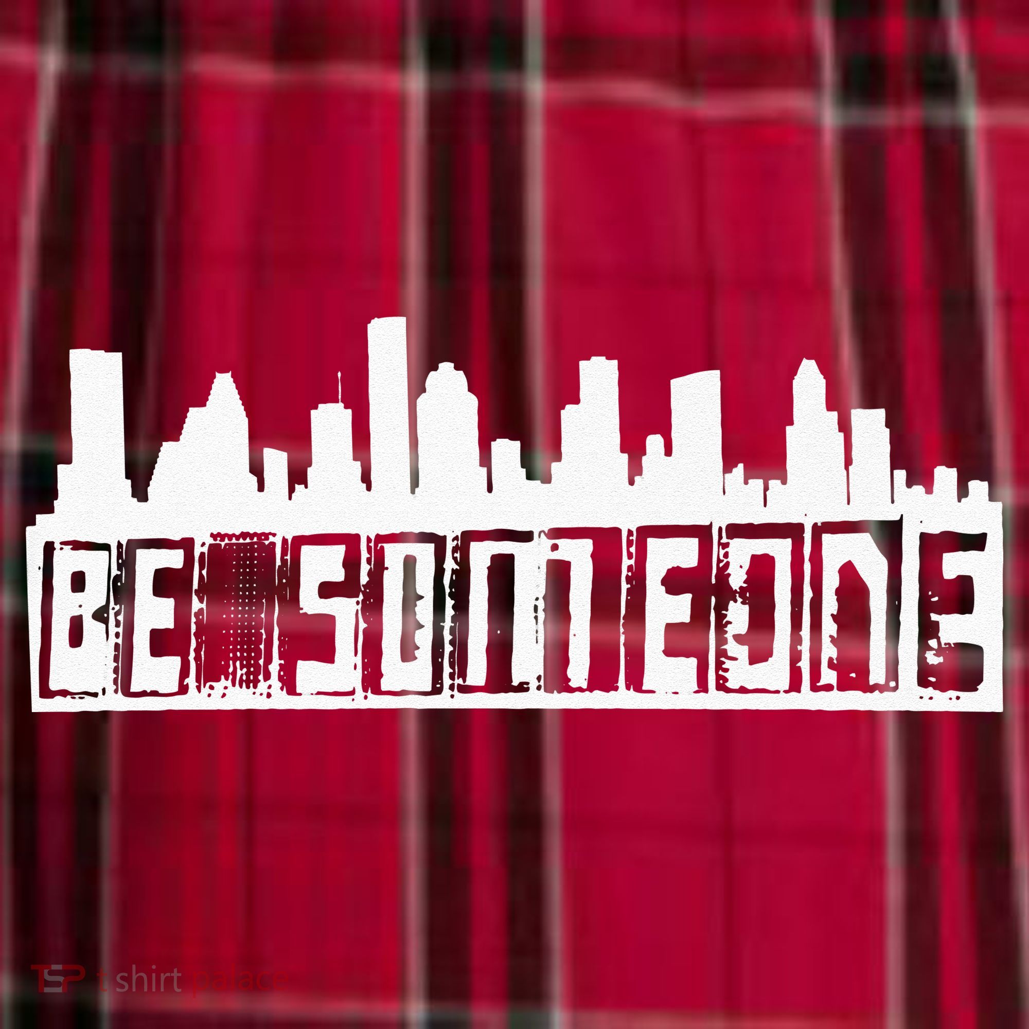 Be Someone H Town Houston Texas Skyline Women's Flannel Plaid Pajama Pants