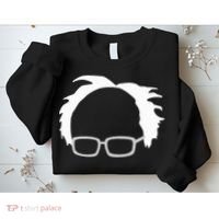 Bernie Sanders Hair And Glasses Bernie 2024 Sweatshirt thumb 2