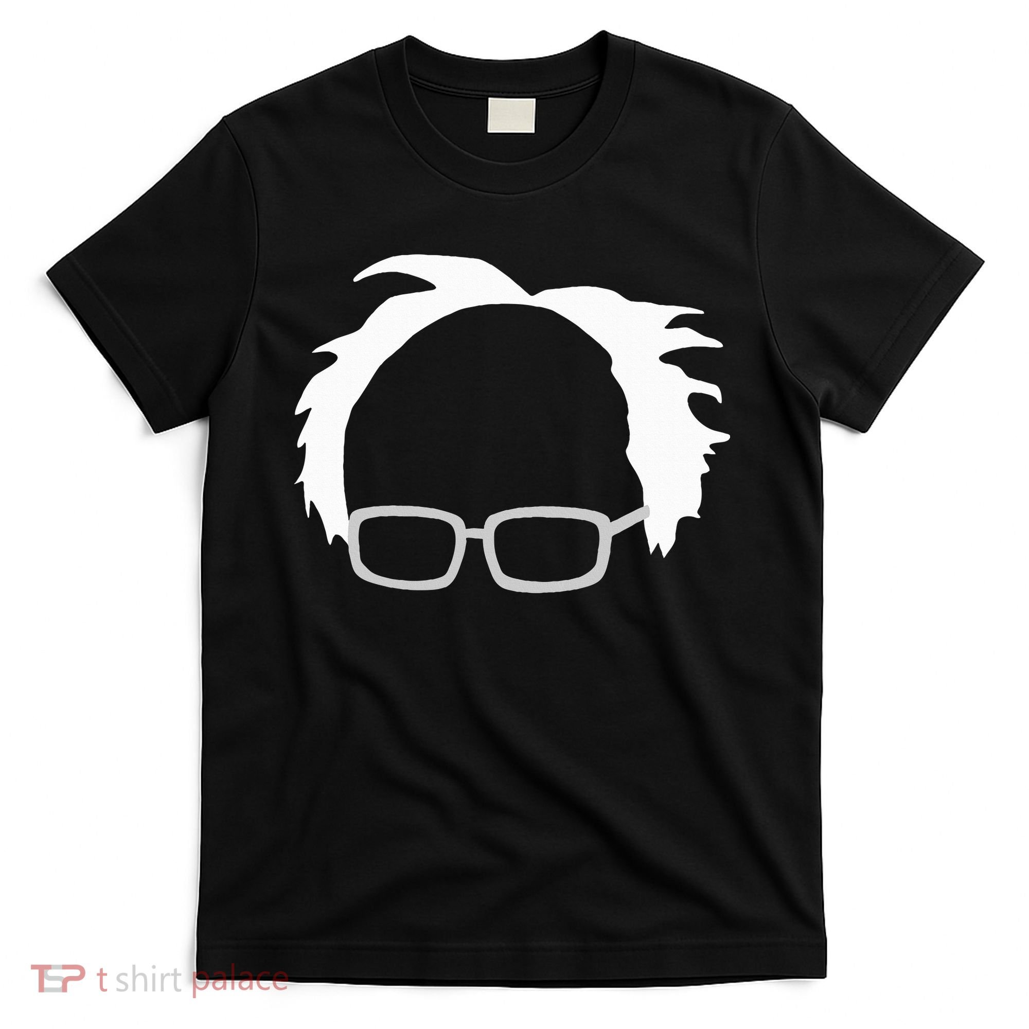 Bernie Sanders Hair And Glasses Bernie 2024 T-Shirt