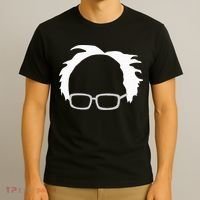 Bernie Sanders Hair And Glasses Bernie 2024 T-Shirt thumb 3