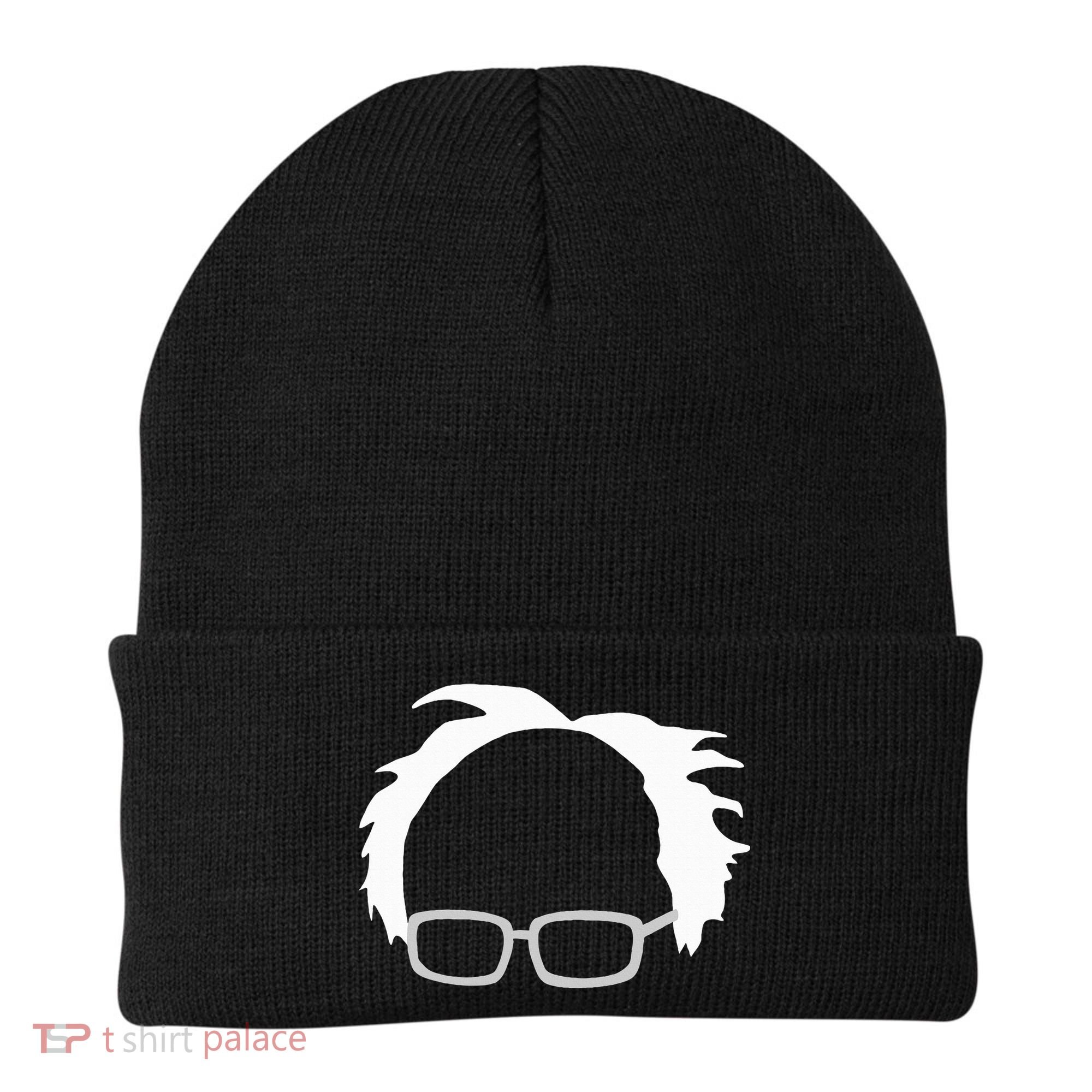 Bernie Sanders Hair And Glasses Bernie 2024 Beanie