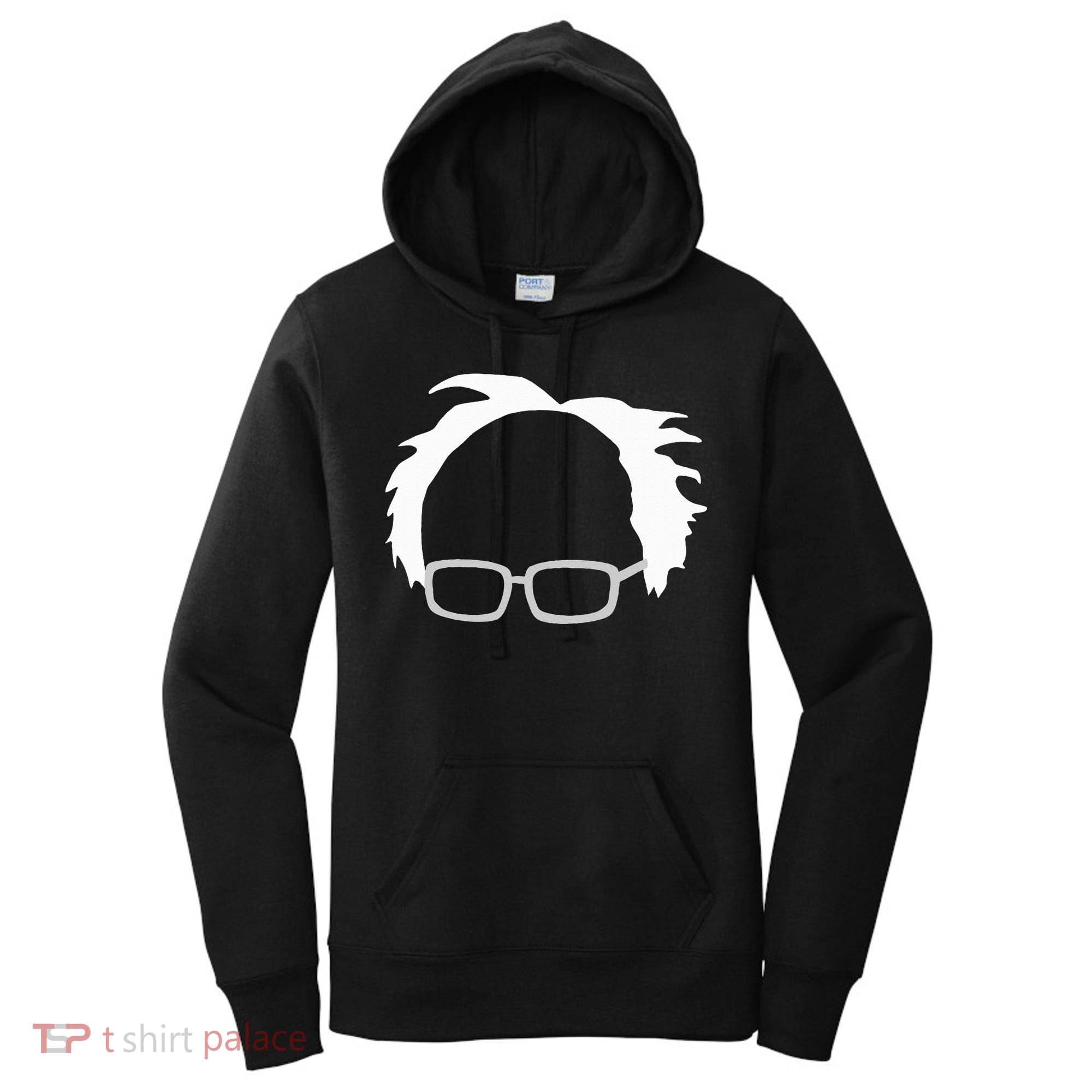 Bernie Sanders Hair And Glasses Bernie 2024 Women's Hoodie