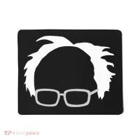 Bernie Sanders Hair And Glasses Bernie 2024 Mousepad thumb 0