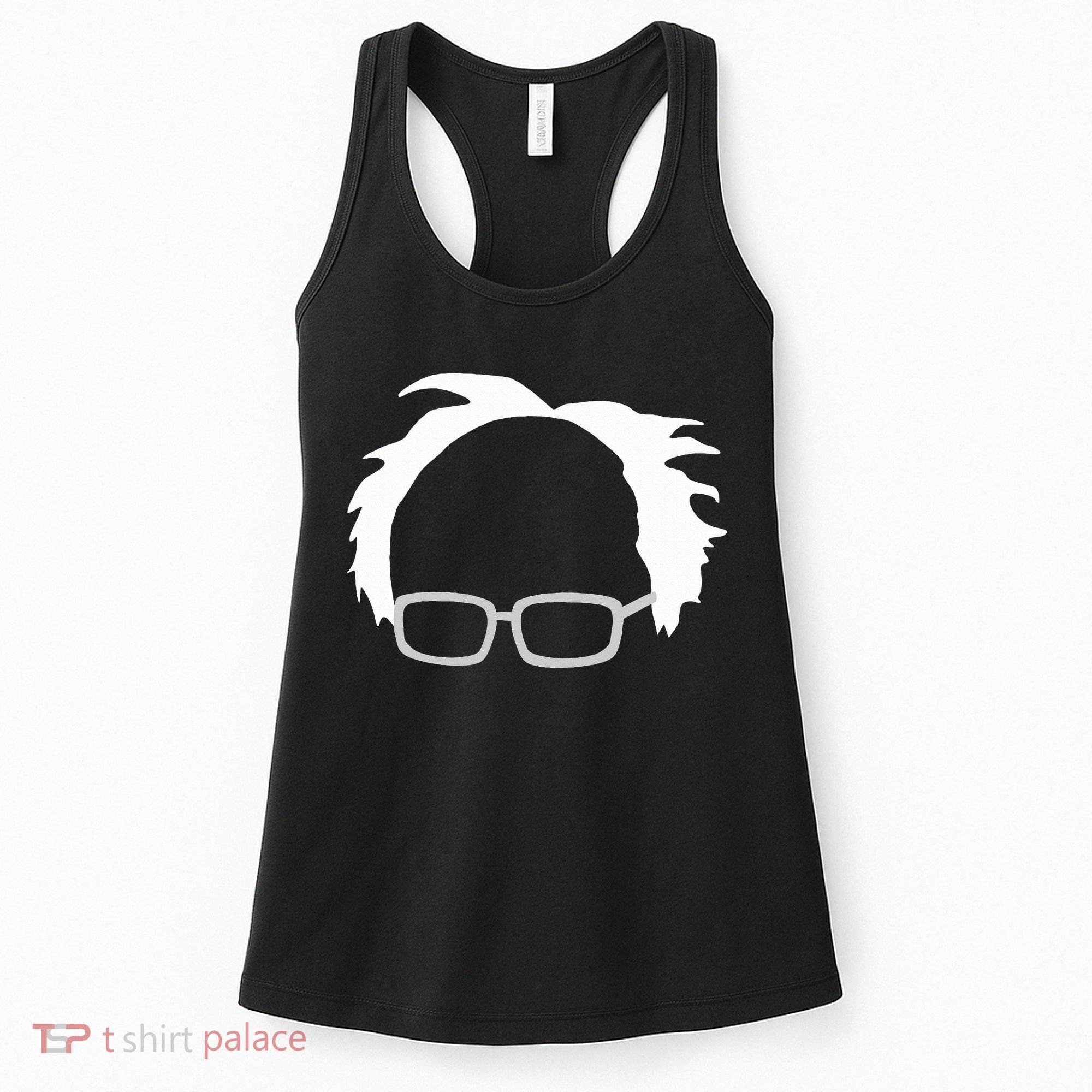 Bernie Sanders Hair And Glasses Bernie 2024 Women's Tank Top