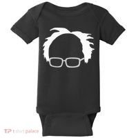 Bernie Sanders Hair And Glasses Bernie 2024 Baby Bodysuit thumb 0