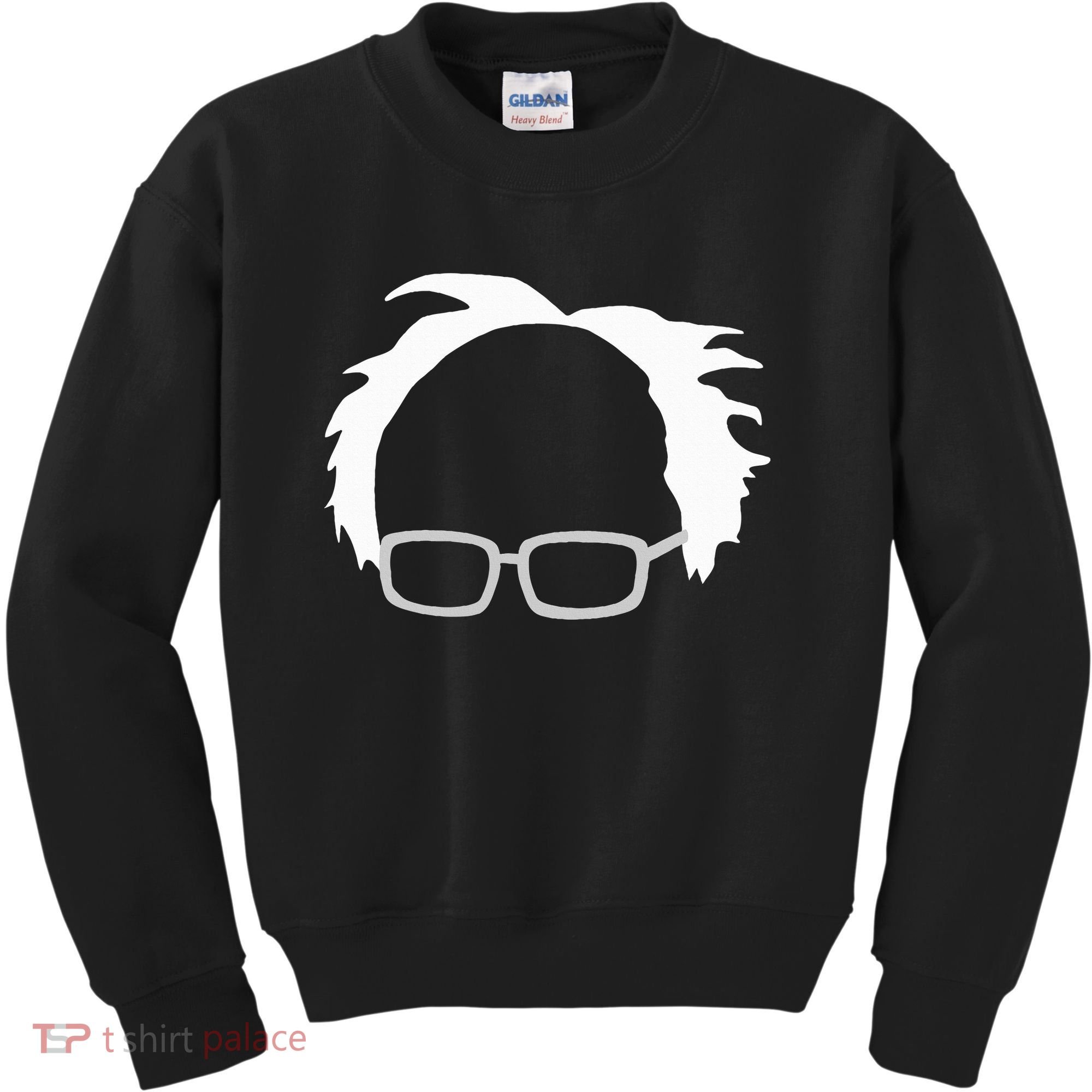 Bernie Sanders Hair And Glasses Bernie 2024 Kids Sweatshirt