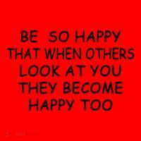 BE SO HAPPY THAT WHEN OTHERS SEE YOU THEY BECOME HAPPY TOO Santa Hat thumb 1