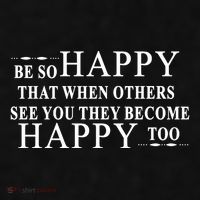 BE SO HAPPY THAT WHEN OTHERS SEE YOU THEY BECOME HAPPY TOO POSITIVE MESSAGE Ladies PosiCharge Tri-Blend Wicking Tank thumb 2