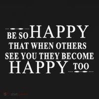 BE SO HAPPY THAT WHEN OTHERS SEE YOU THEY BECOME HAPPY TOO POSITIVE MESSAGE Women's Hoodie thumb 2